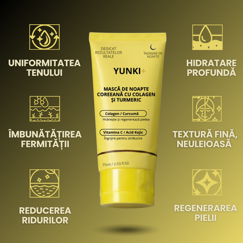 YUNKI+ : tratamentul coreean de noapte cu colagen