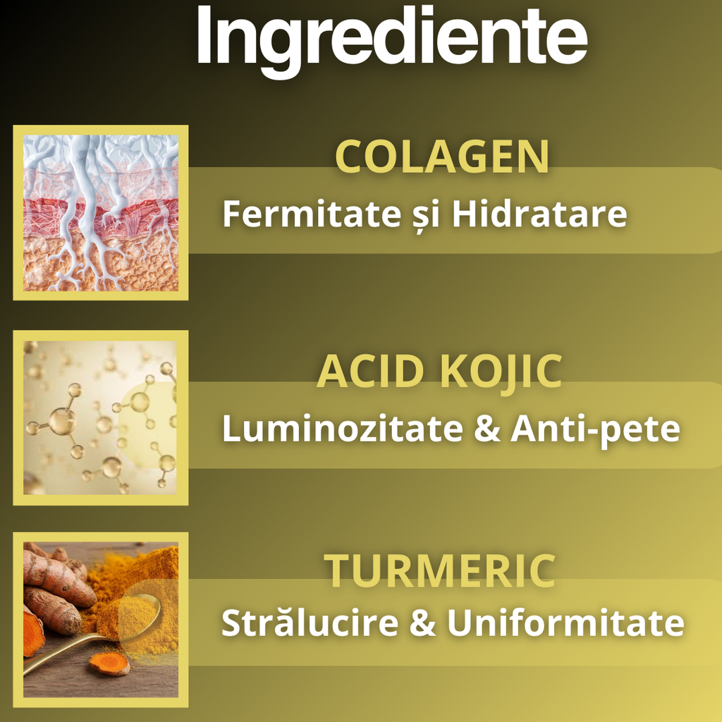 Yunki+ Mască de noapte coreeană cu colagen și turmeric