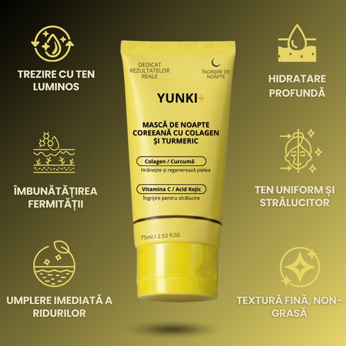 YUNKI+ : tratamentul coreean de noapte cu colagen
